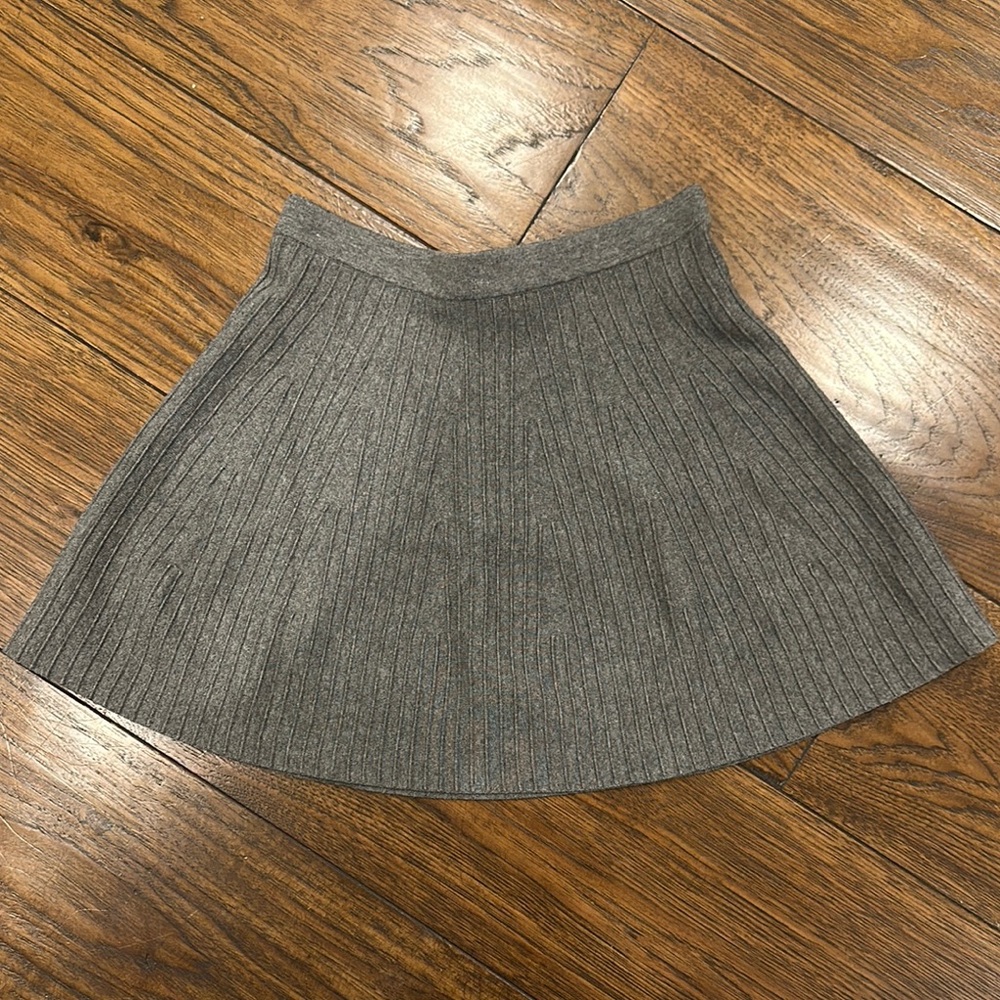 Milly Minis Charcoal Skater Skirt